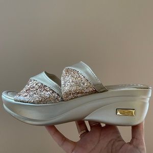 Brand new Gold Sandals